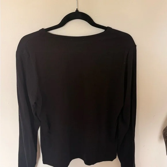 Ardene Black Long Sleeve Blouse - Picture 2 of 3